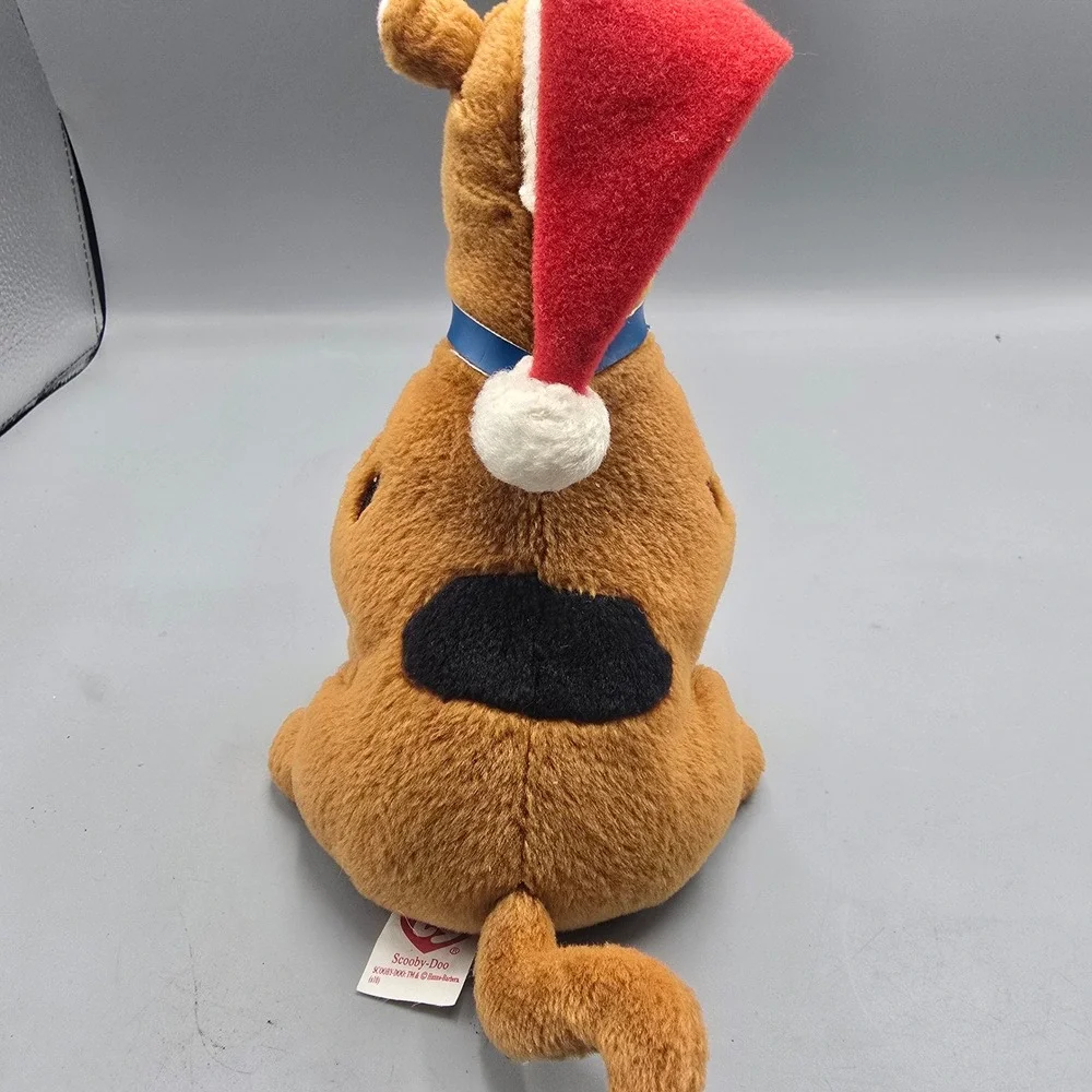 Ty Beanie Babies Scooby-Doo Christmas Santa Hat Plush Dog 2010 Hanna-Barbera